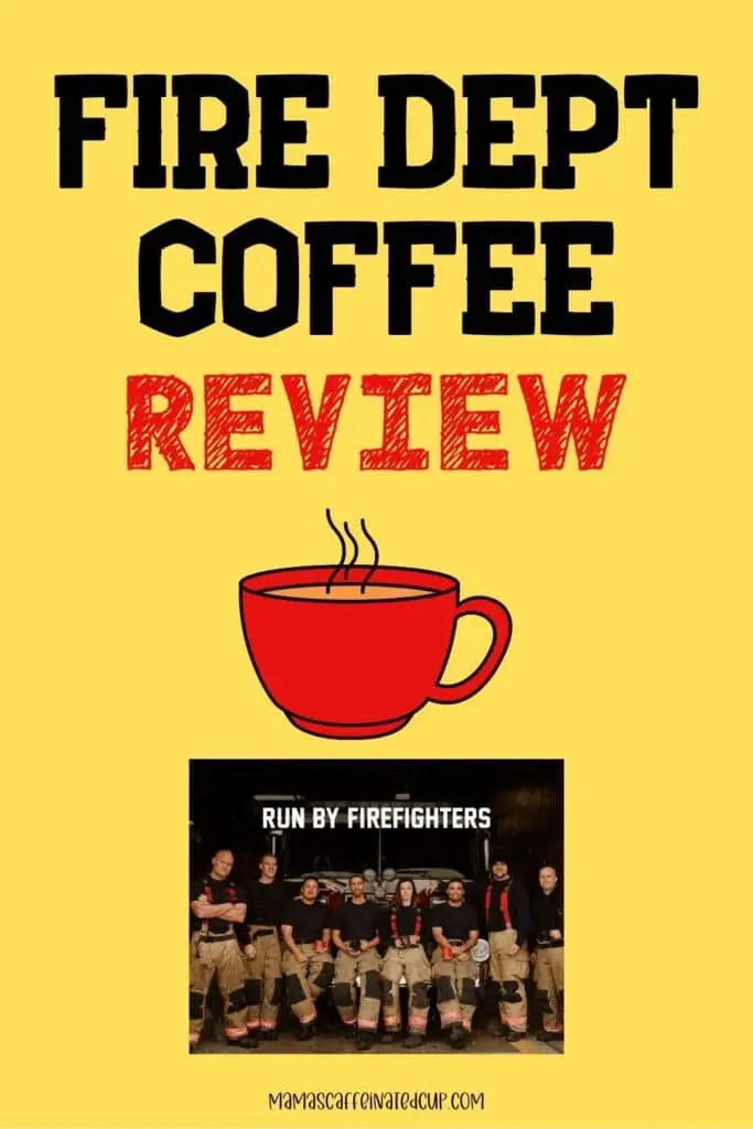 fire dept coffee review pinterest graphic