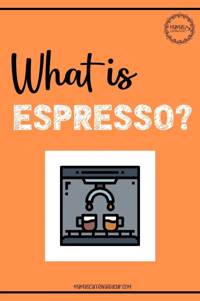 what is espresso pinterest graphic