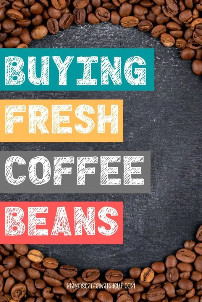 buying fresh coffee beans pinterest pin