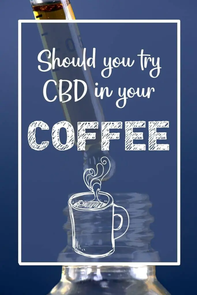 CBD in your coffee Pinterest graphic