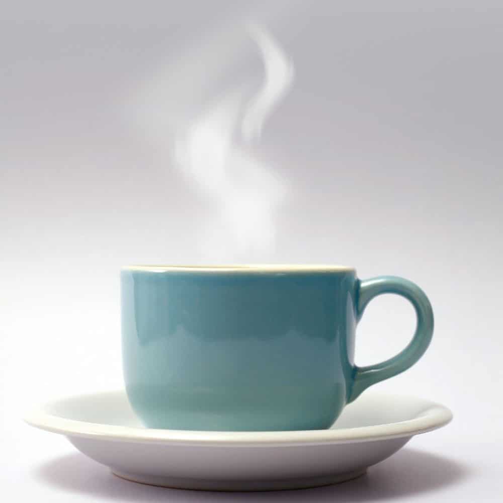 turquoise coffee cup